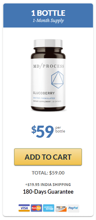 Glucoberry 1 Bottle